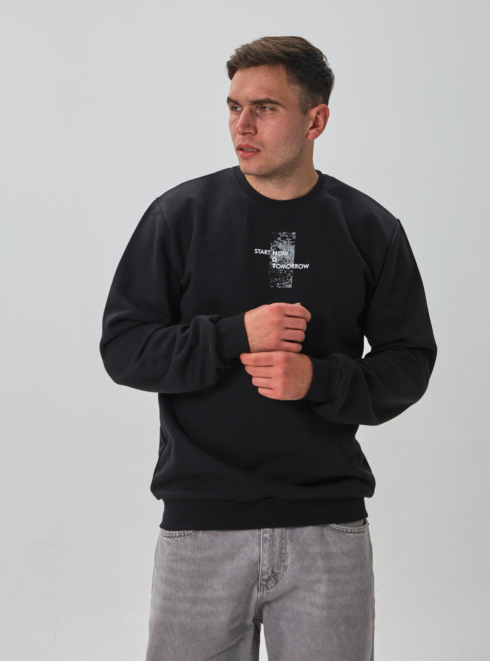 Теплий чоловічий світшот START NOW O TOMORROW 30612