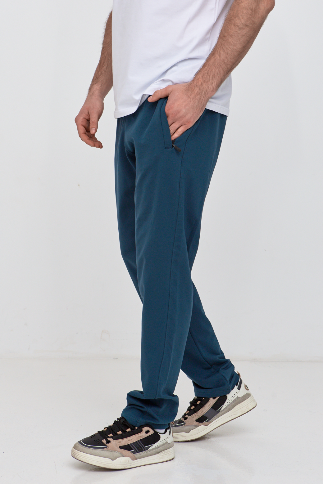 Прямые спортивные штаны больших размеров 18309