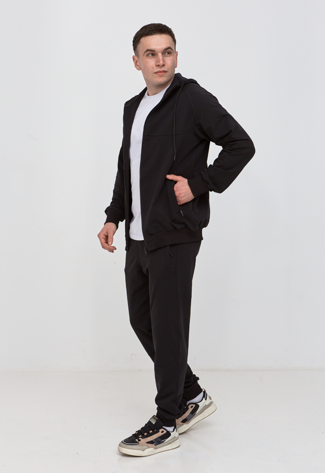 Чоловічий спортивний костюм hector з капюшоном 17409
