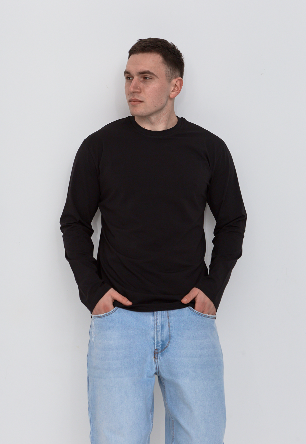 Чоловічий лонгслів великих розмірів Hector 25200