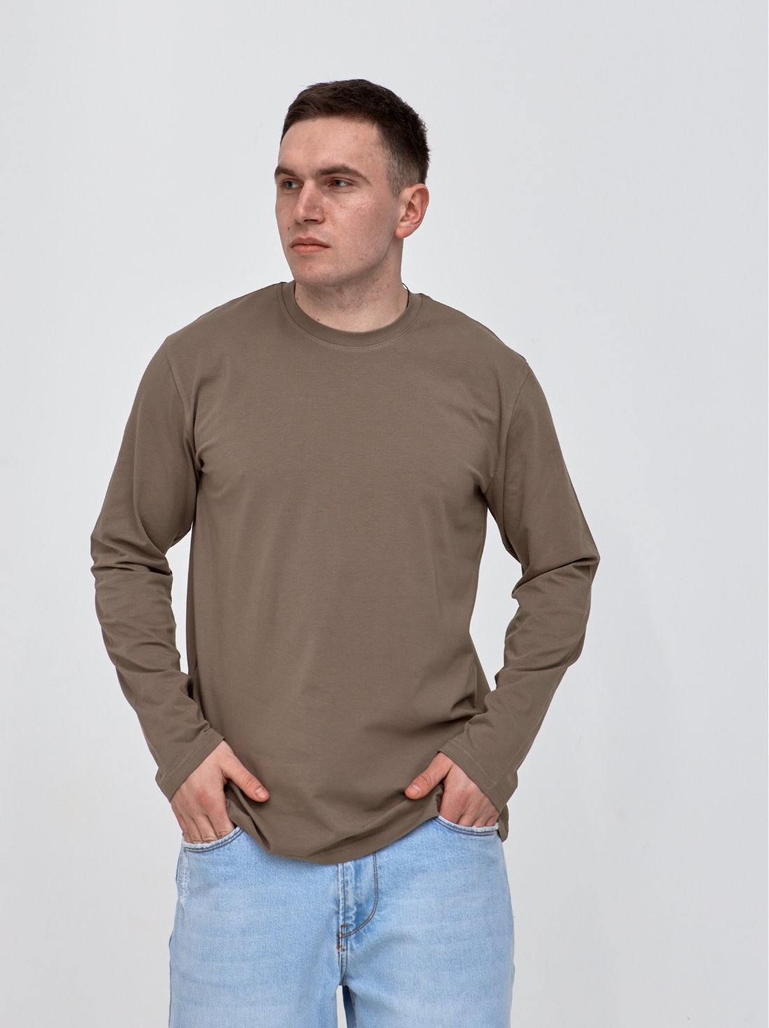 Чоловічий лонгслів великих розмірів Hector 25200