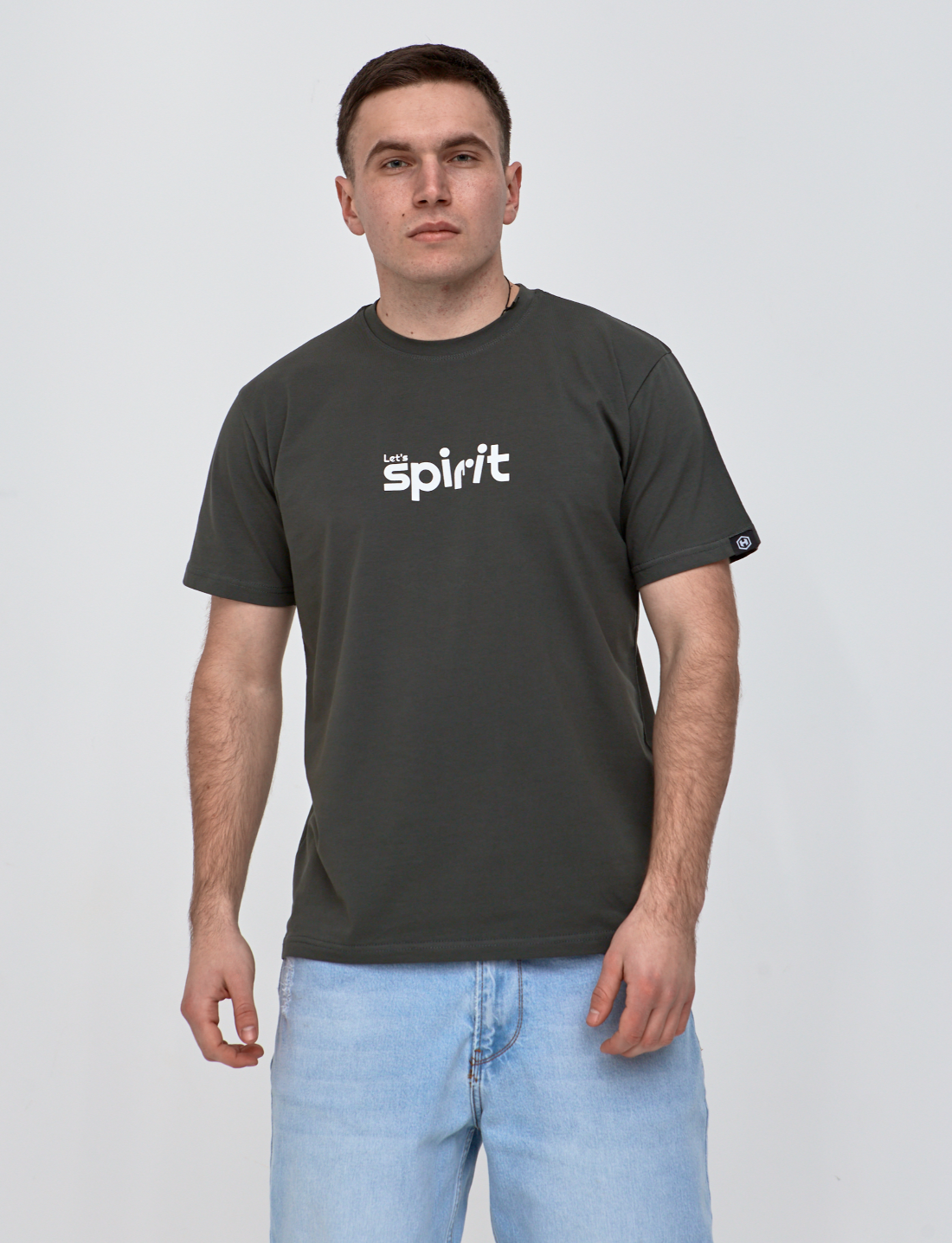 Футболка больших размеров с оригинальным принтом LET'S SPIRIT Hector 40665