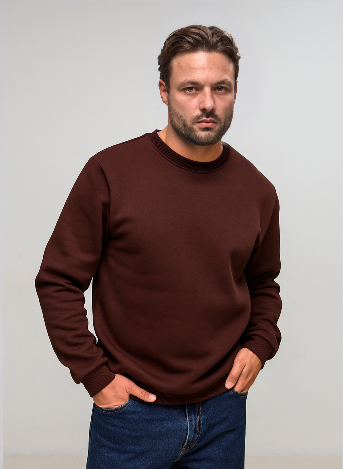 Однотонный свитшот hector 30324