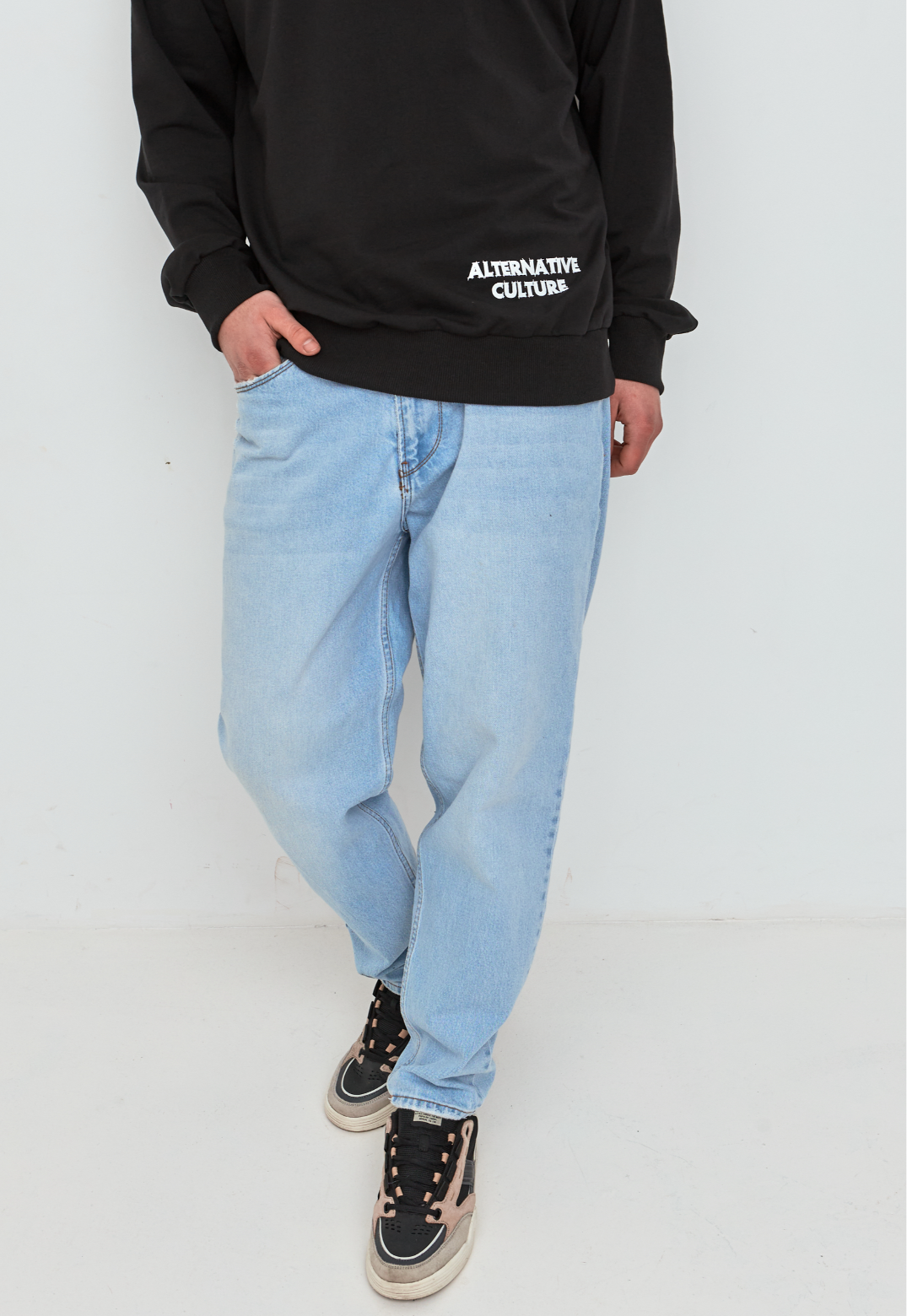 Чоловічий світшот-реглан oversize ALTERNATIVE CULTURE 17652