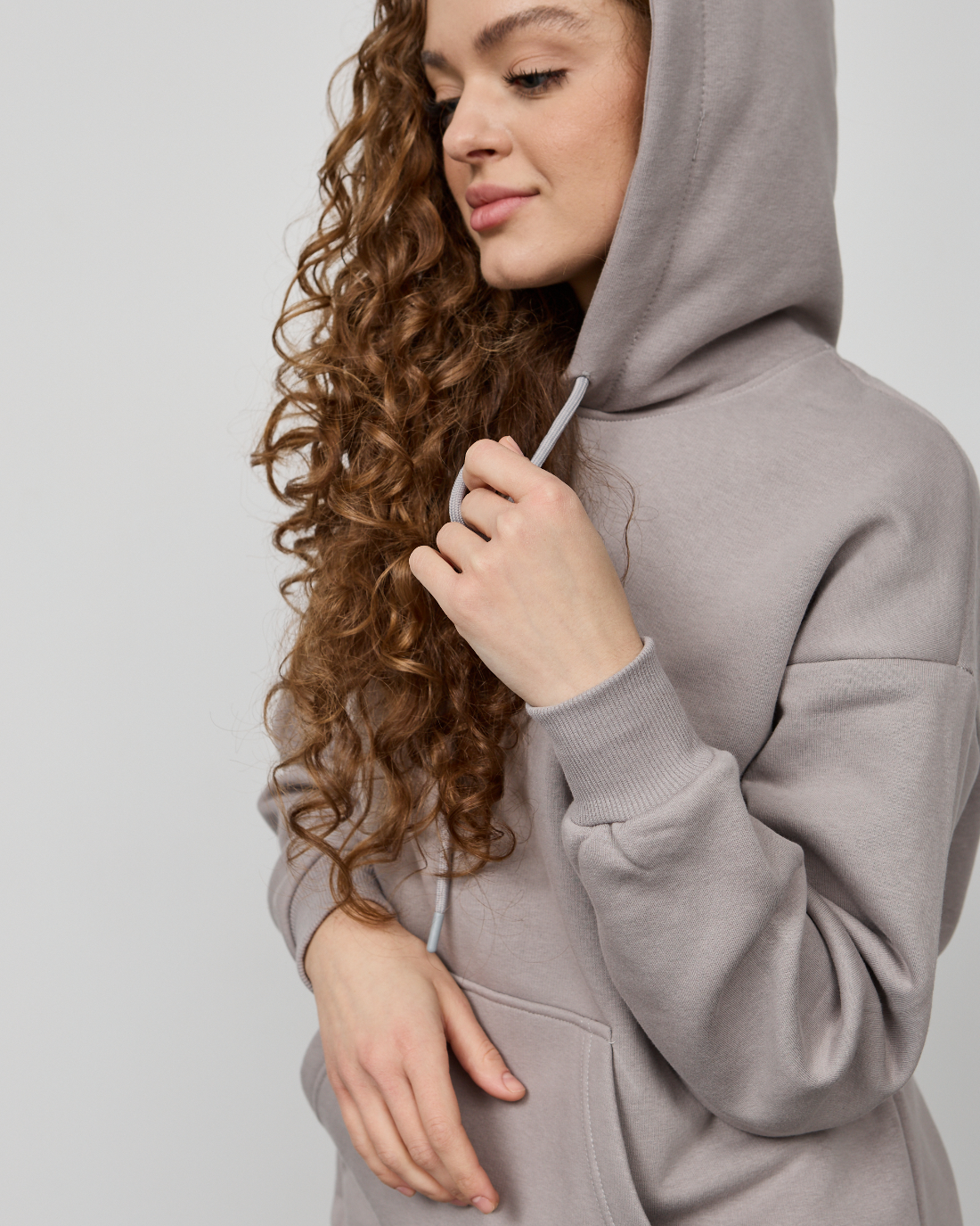 Теплый женский костюм oversize на манжетах-резинках Hector 24108