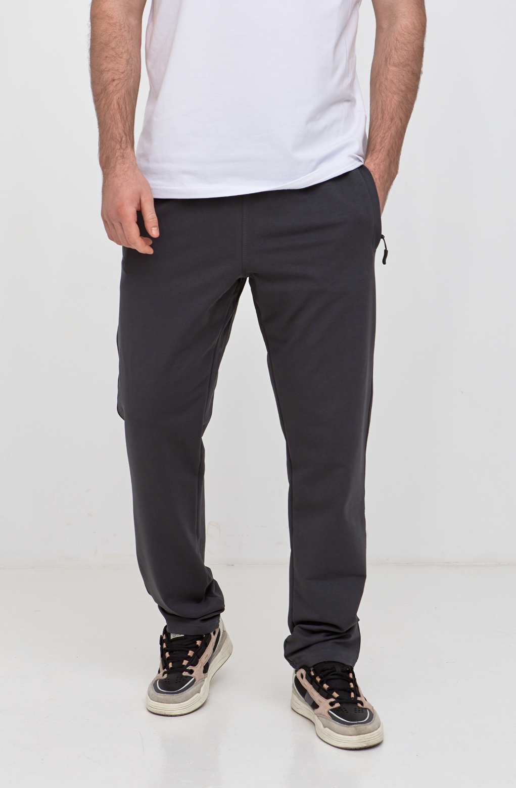 Прямые спортивные штаны больших размеров 18309