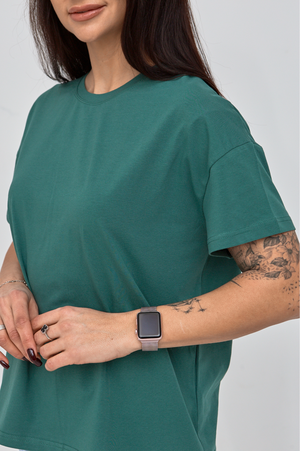 Жіноча базова футболка великих розмірів Hector 24561