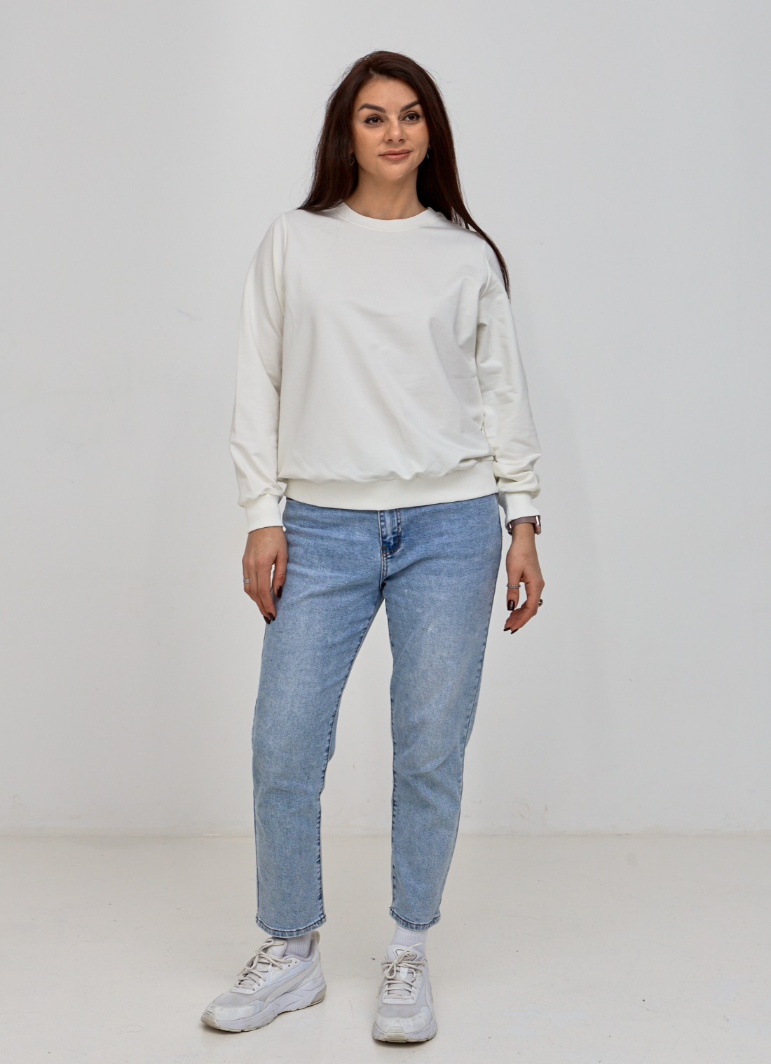 Класичний жіночий світшот великих розмірів Hector 24210