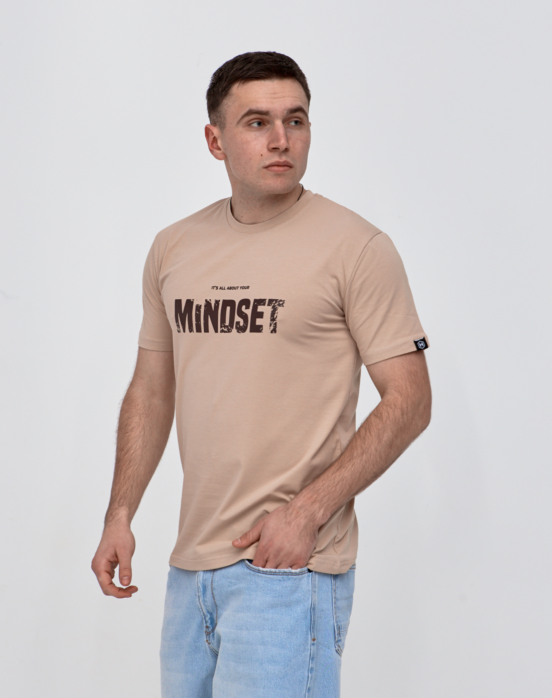 Чоловіча футболка з принтом MINDSET 42020
