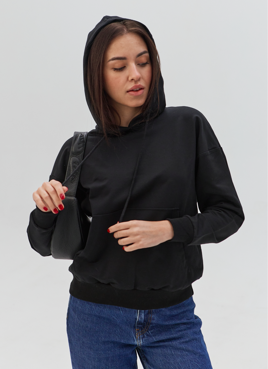 Жіноче базове худі 24023