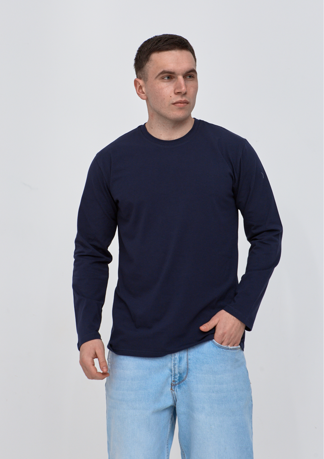 Чоловічий лонгслів великих розмірів Hector 25200