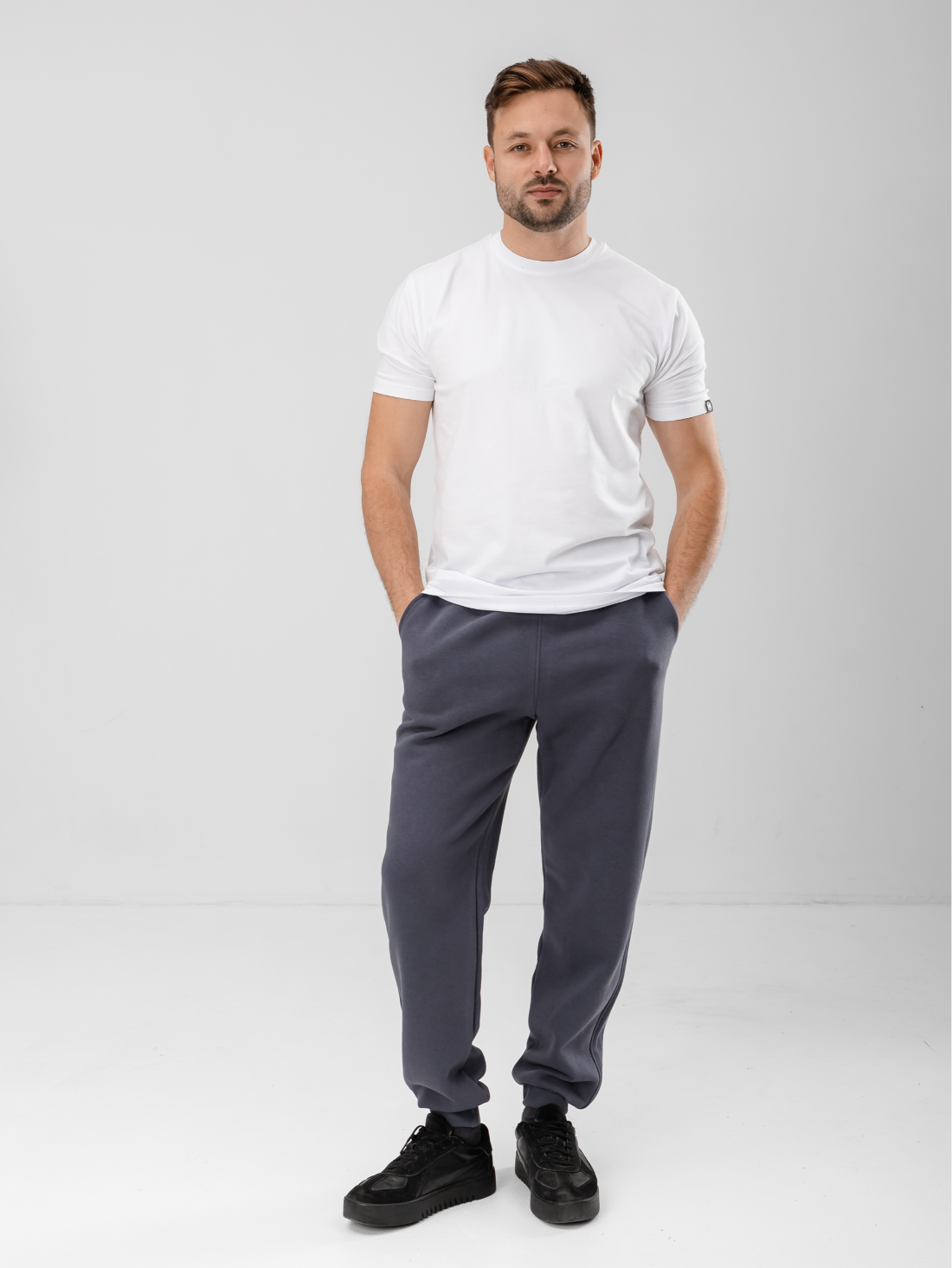 Трендові теплі oversize штани на манжетах Hector 30690