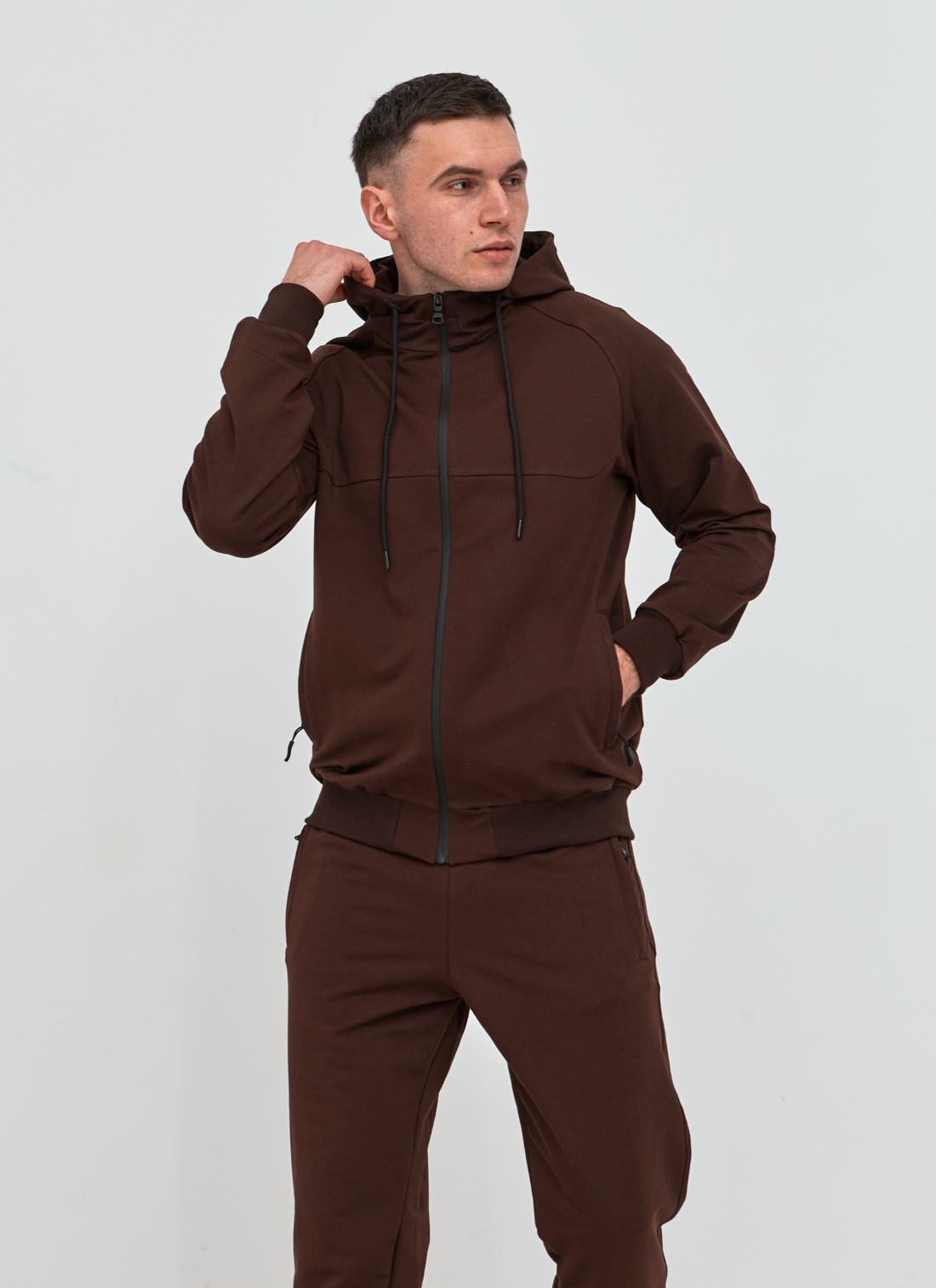 Чоловічий спортивний костюм hector з капюшоном 17409