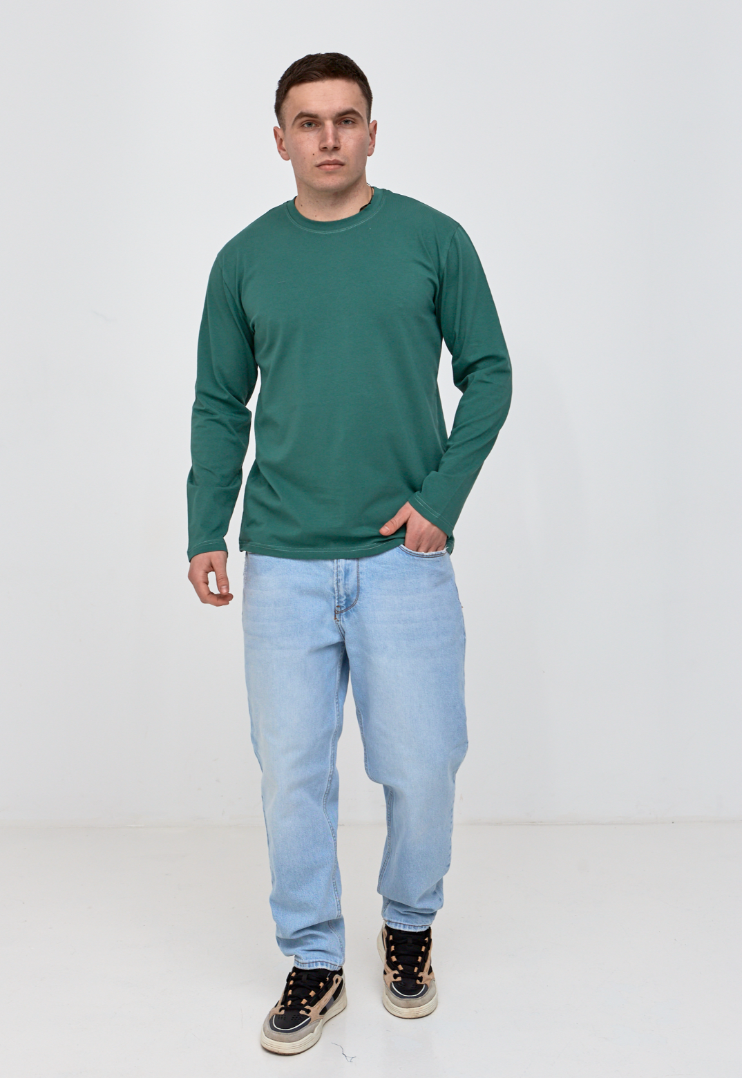 Чоловічий лонгслів великих розмірів Hector 25200