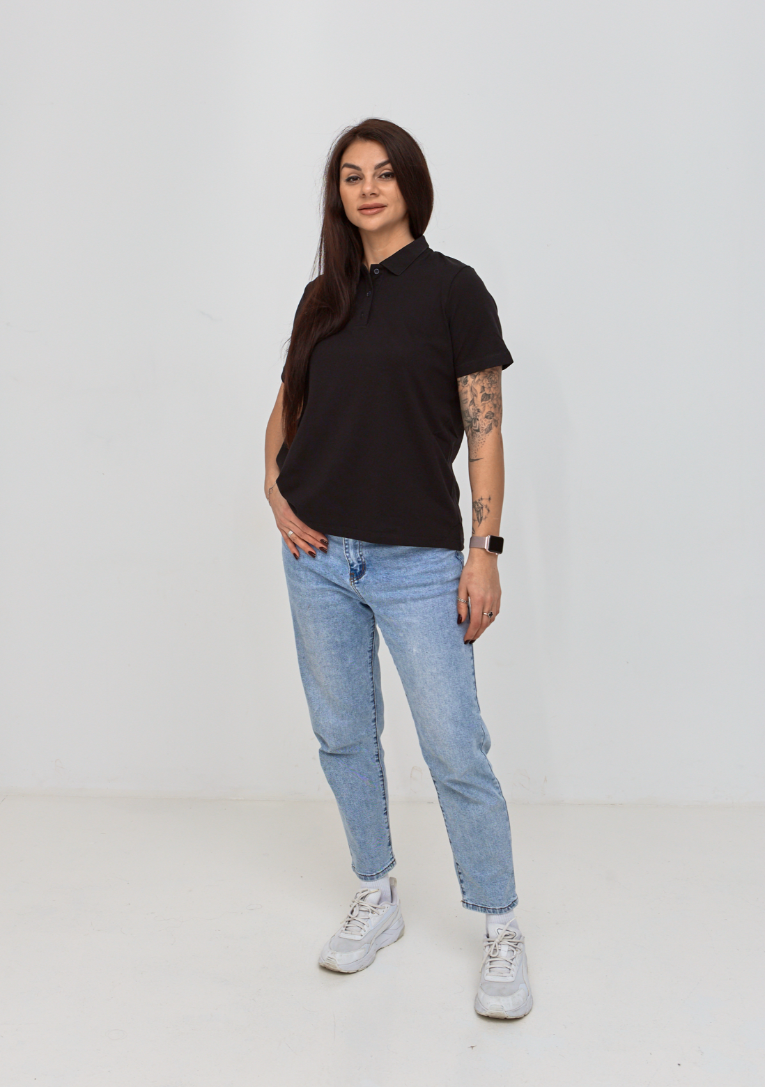 Поло женское больших размеров 24572