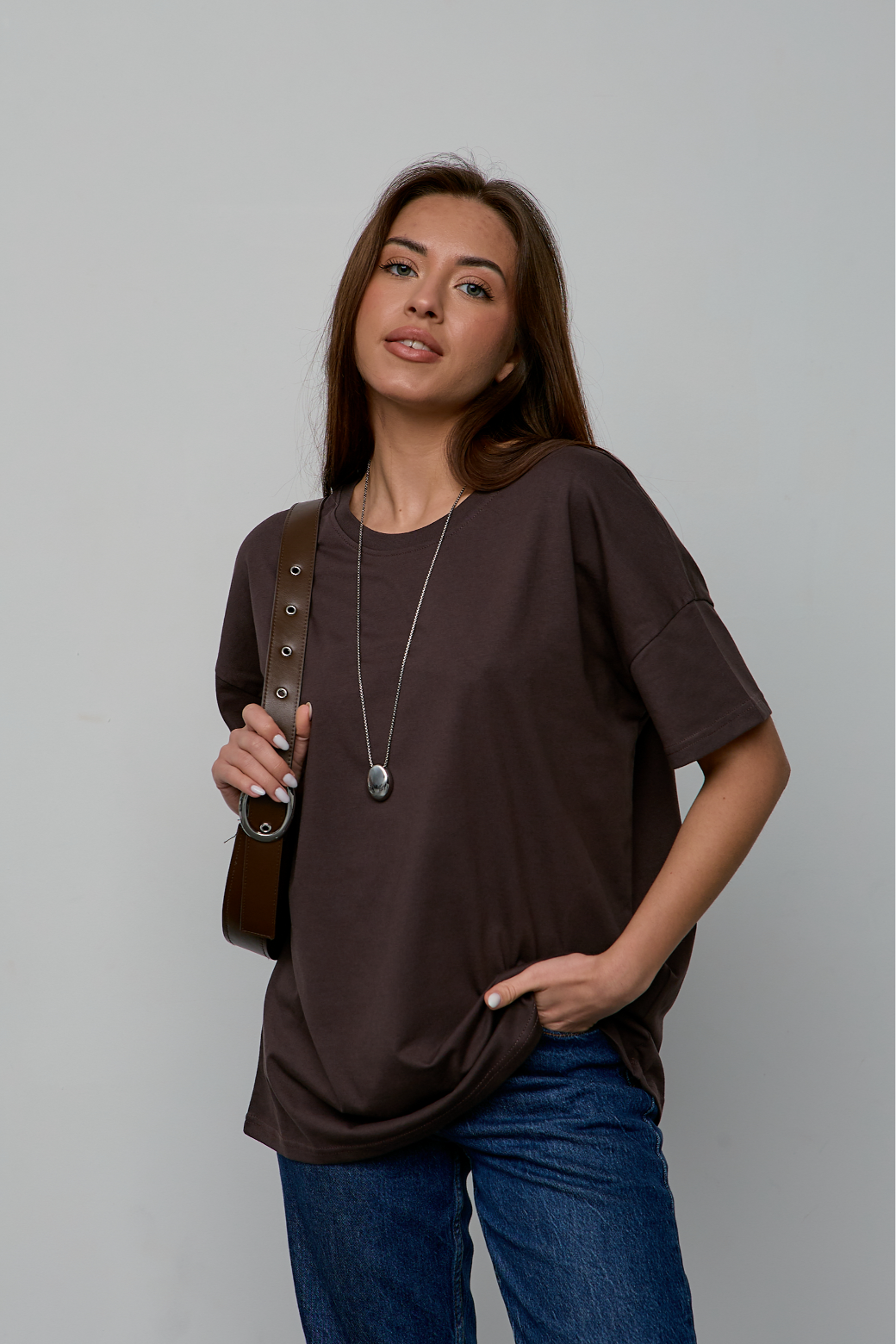 Жіноча  футболка OVERSIZE 24559