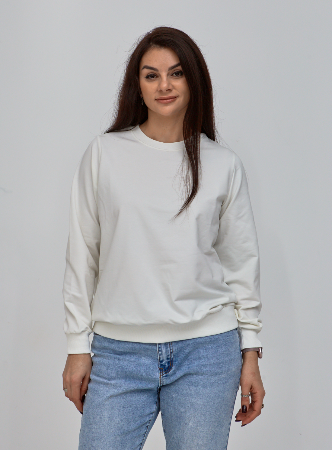 Класичний жіночий світшот великих розмірів Hector 24210