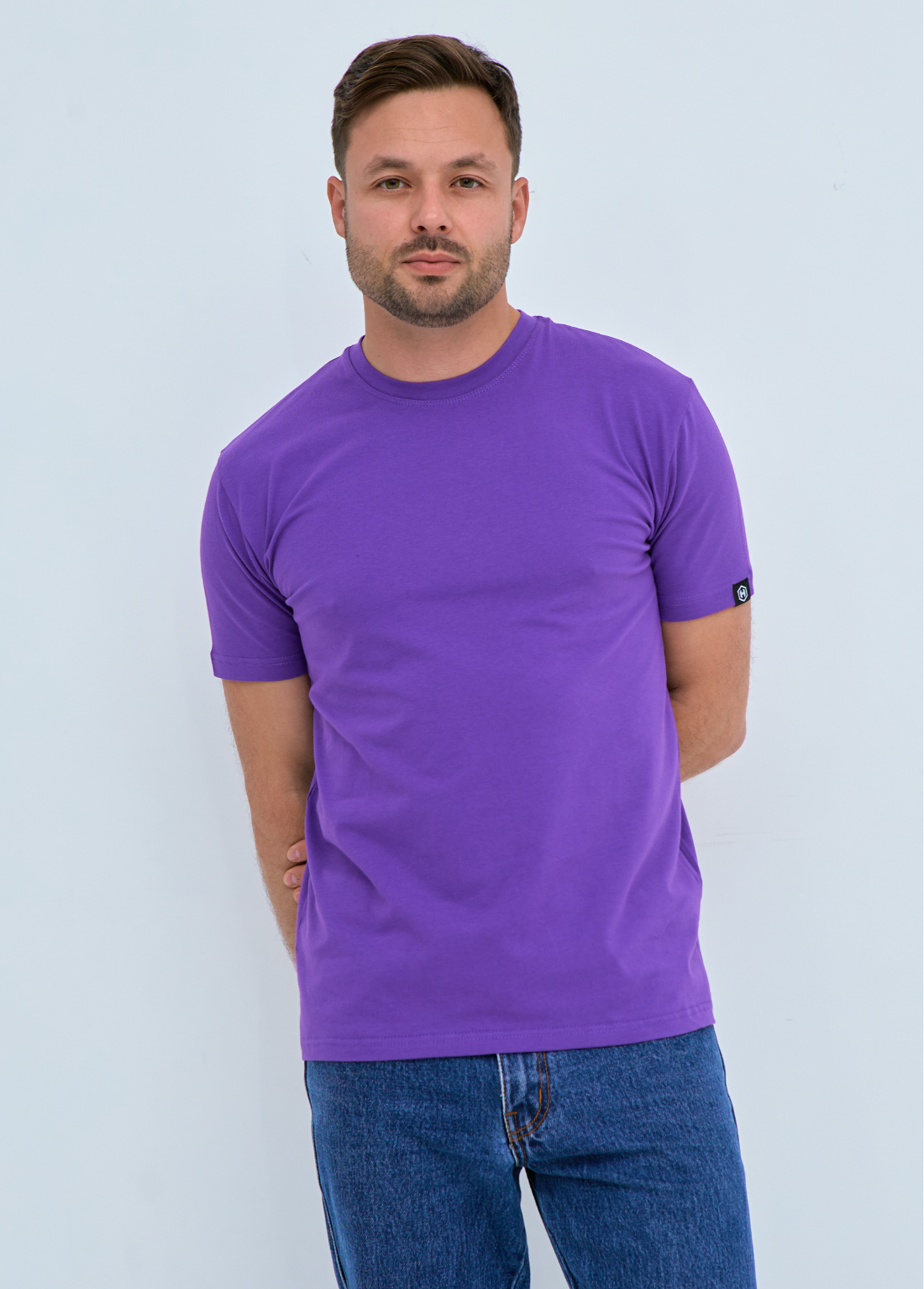 Базова чоловіча футболка великих розмірів 23001