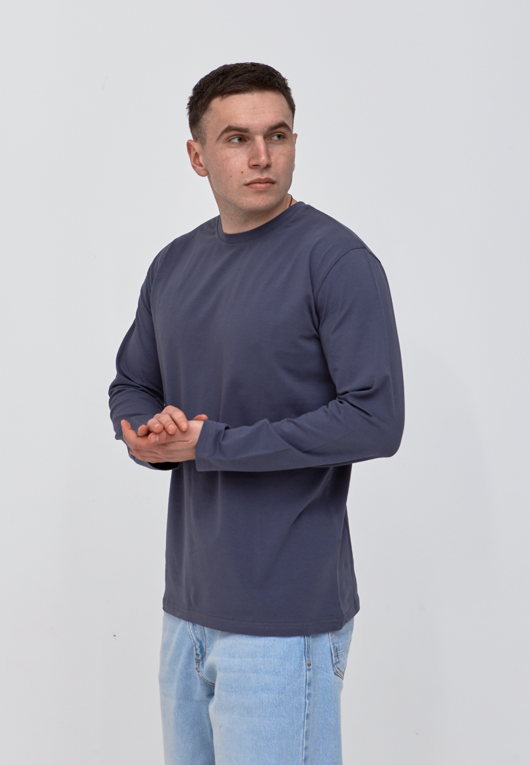 Чоловічий лонгслів великих розмірів Hector 25200