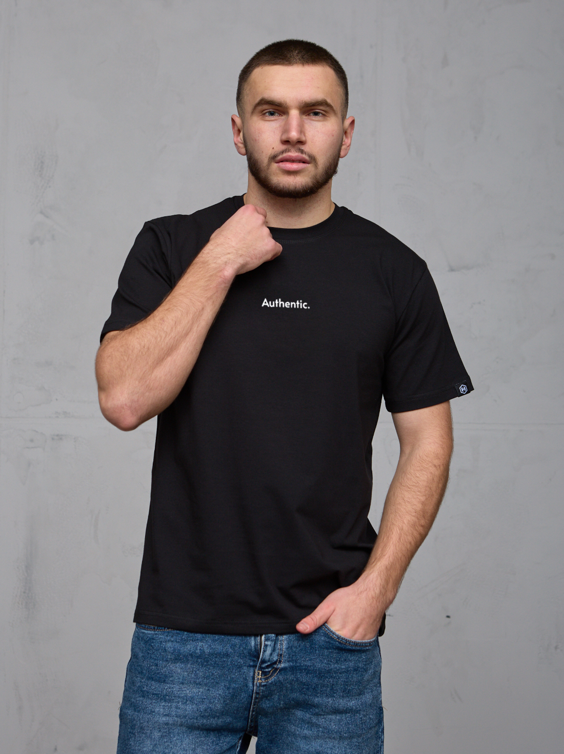 Футболка больших размеров AUTHENTIC 40691