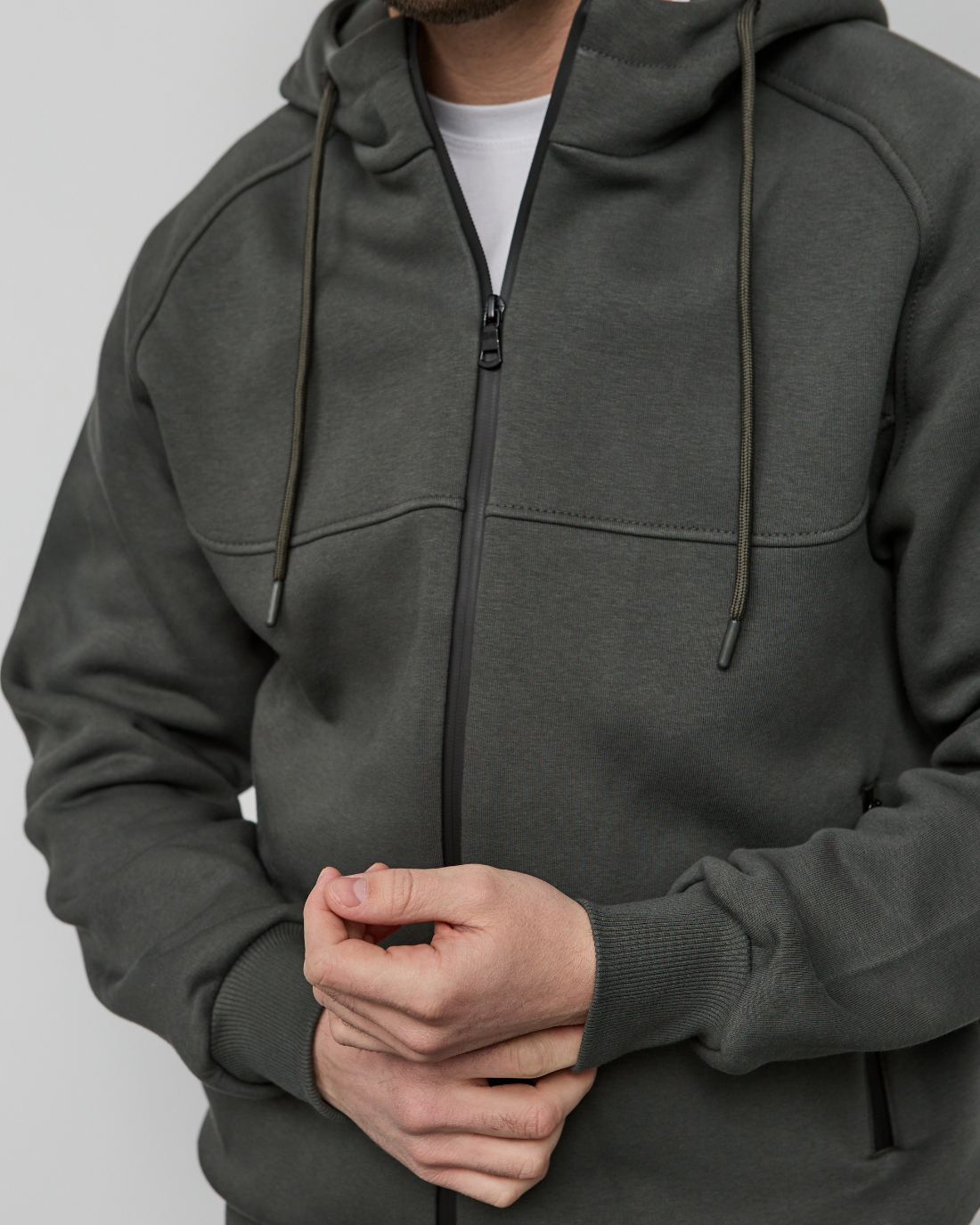 Теплий чоловічий костюм з рукавами-реглан 30571