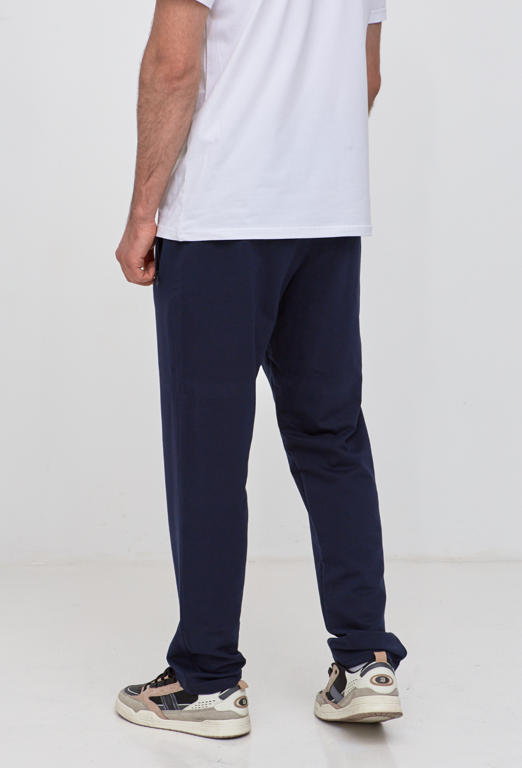 Чоловічі прямі штани без манжетів 17498