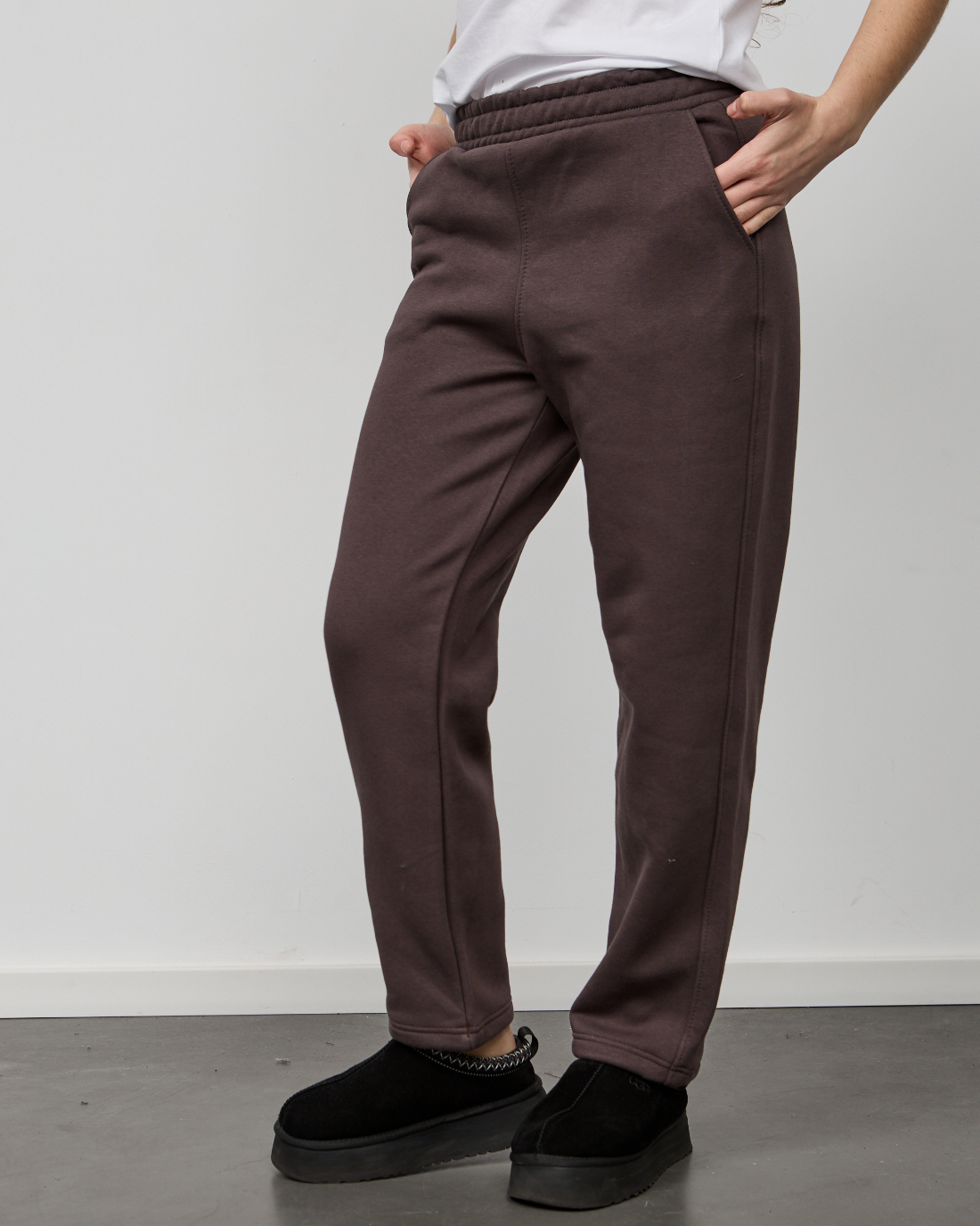 Брюки женские прямые с фиксаторами по низу Hector 24135