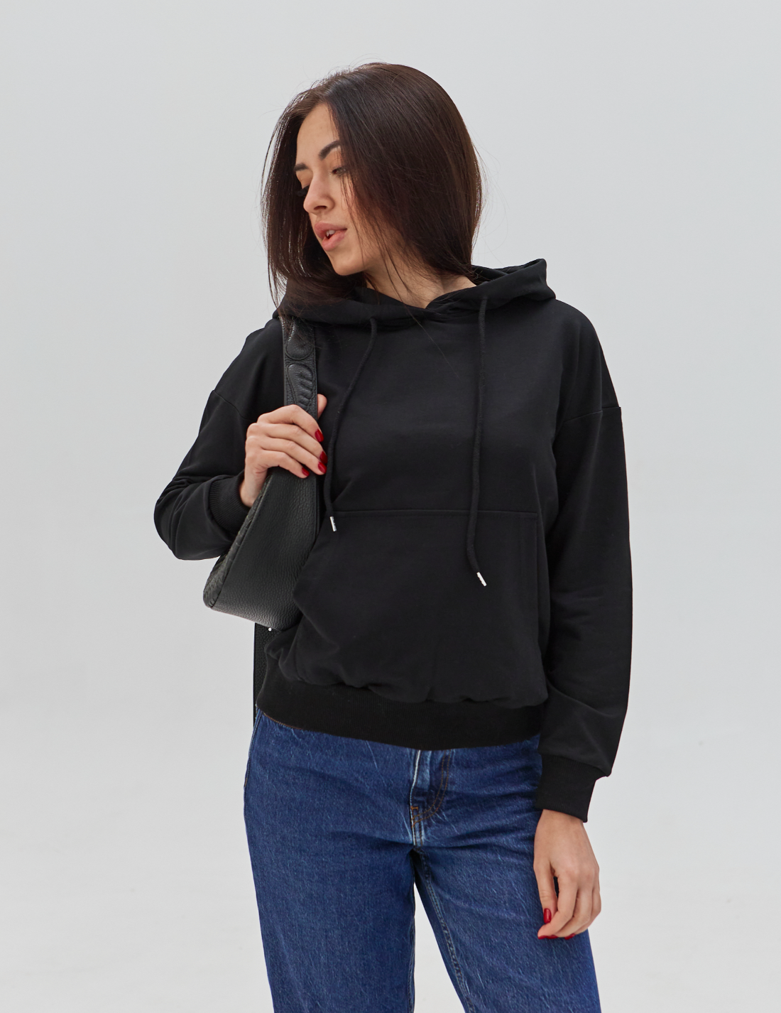 Жіноче базове худі 24023