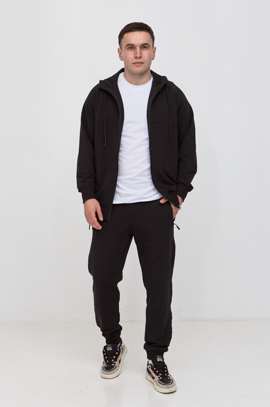 Чоловічий спортивний костюм hector з капюшоном 17409