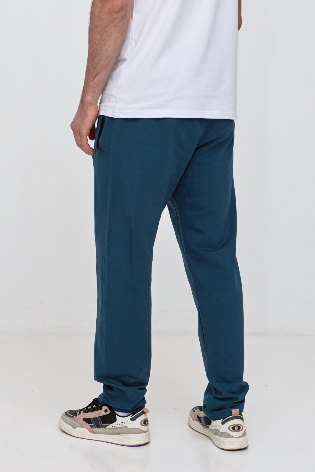 Чоловічі прямі штани без манжетів 17498