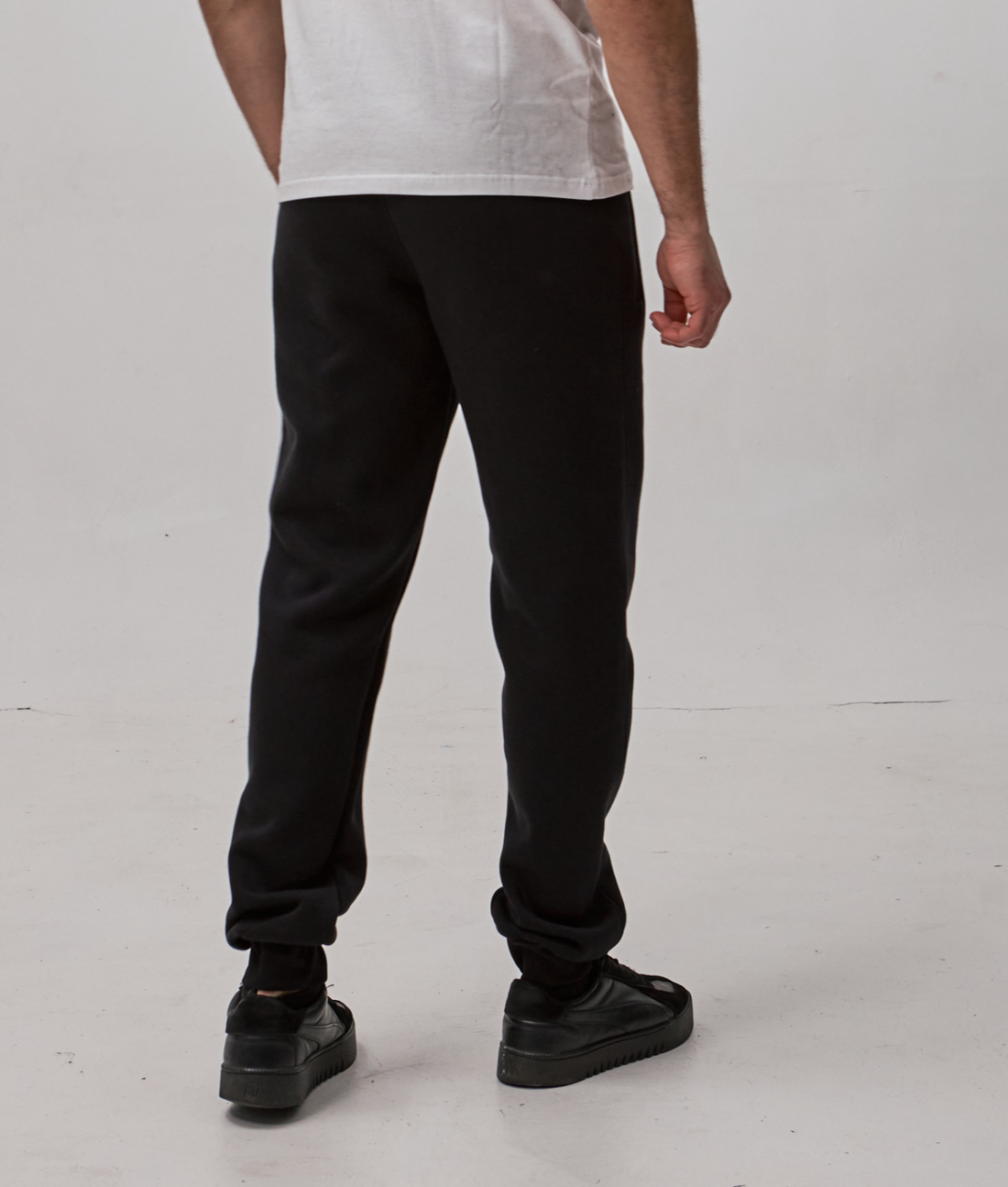 Теплі прямі штани на манжетах 30671