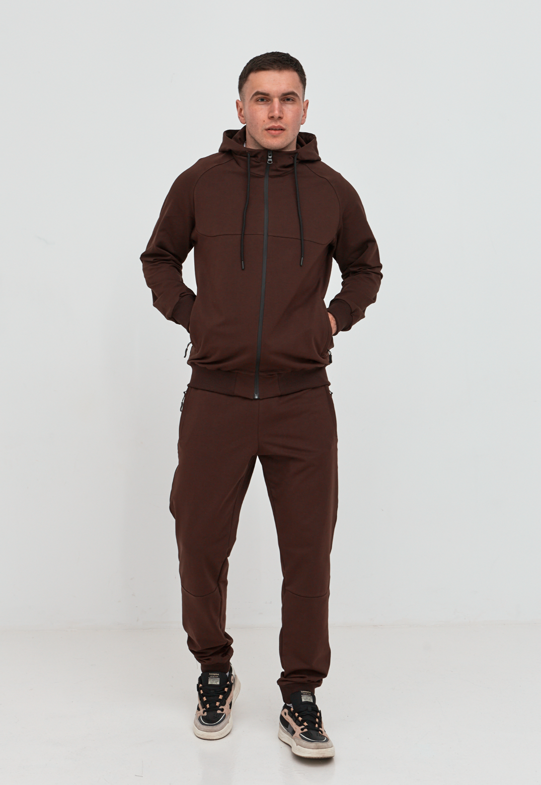 Чоловічий спортивний костюм hector з капюшоном 17409