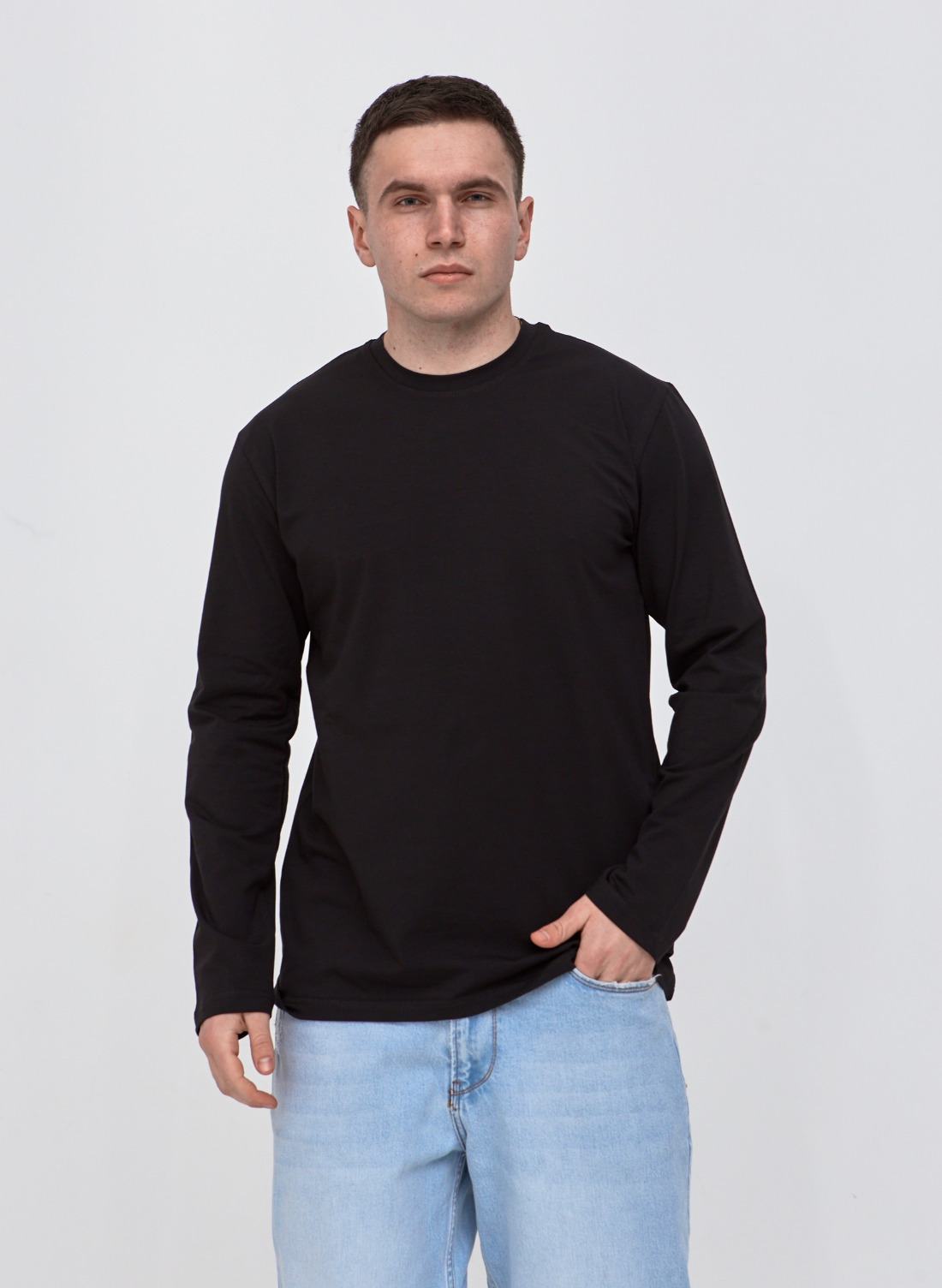 Чоловічий лонгслів великих розмірів Hector 25200