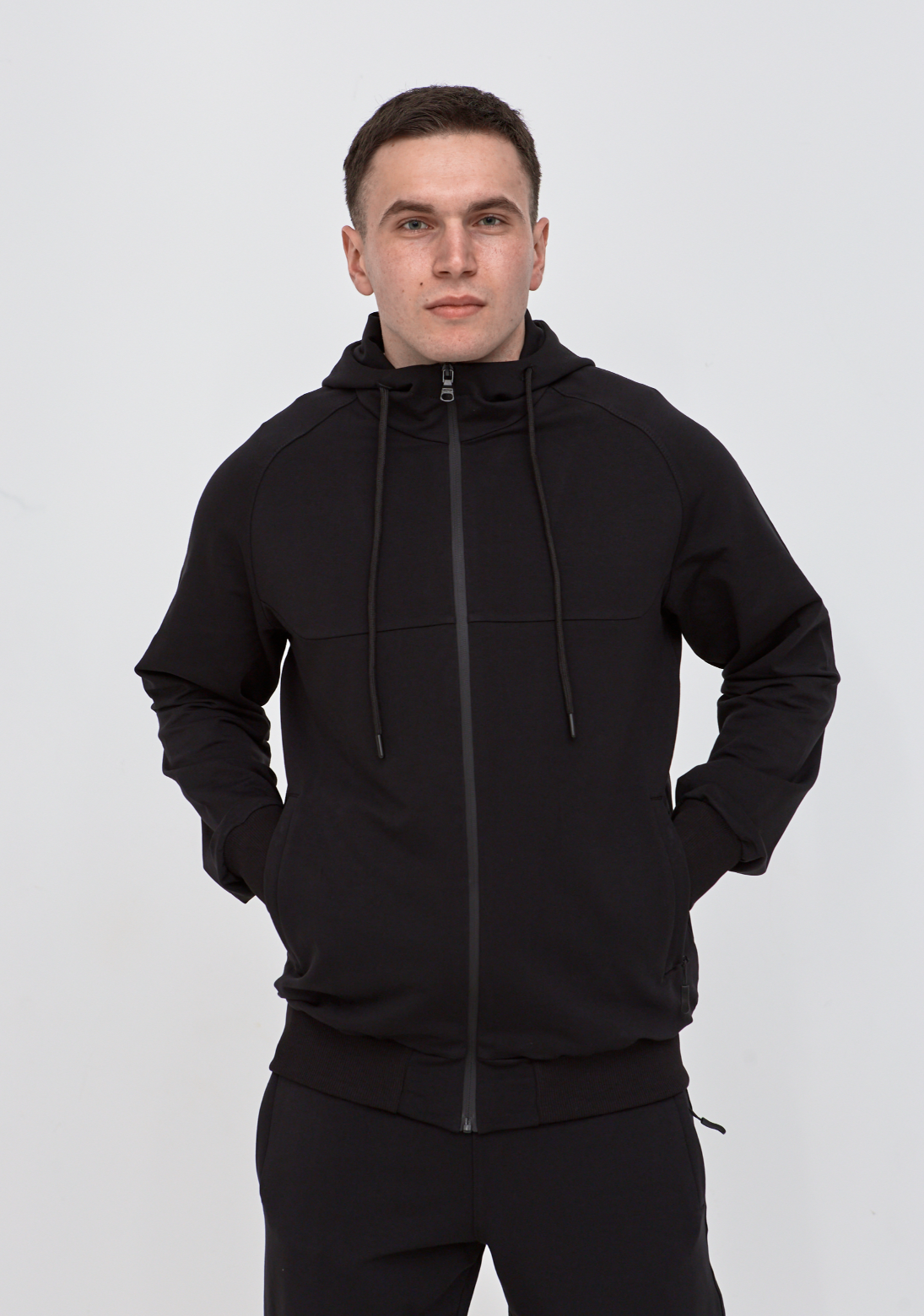 Чоловічий спортивний костюм hector з капюшоном 17409
