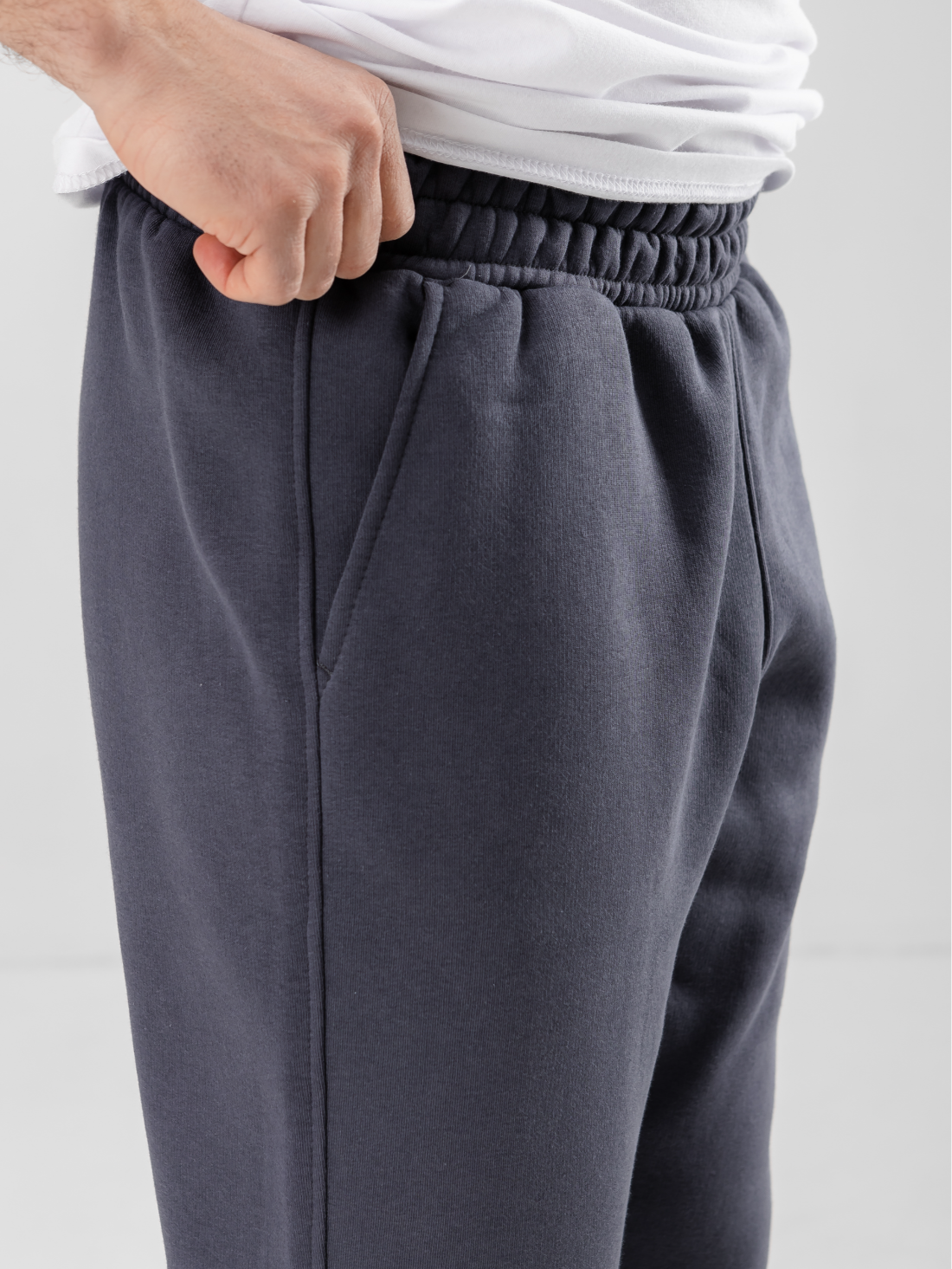 Трендові теплі oversize штани на манжетах Hector 30690