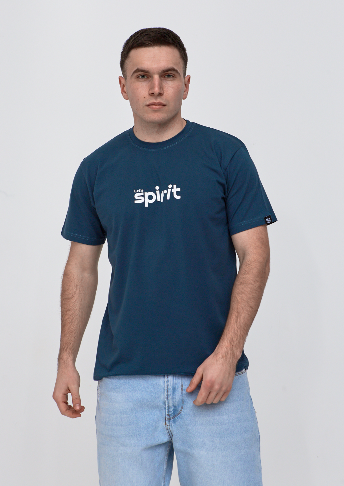 Футболка больших размеров с оригинальным принтом LET'S SPIRIT Hector 40665