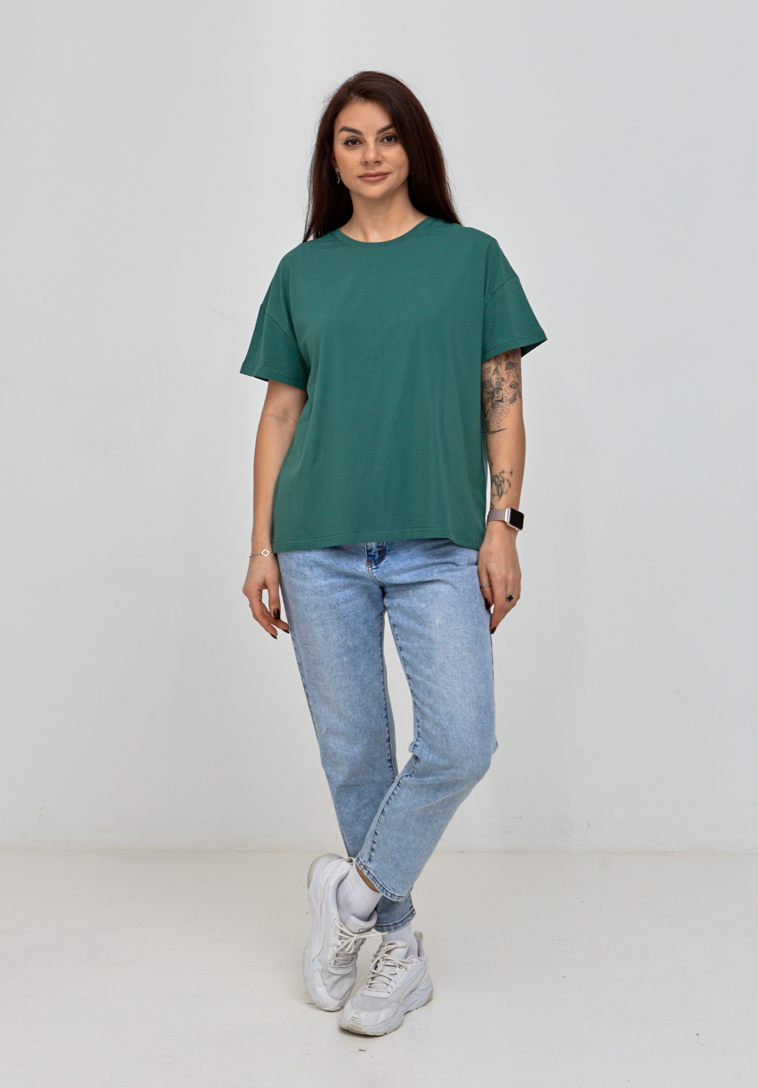 Жіноча базова футболка великих розмірів Hector 24561