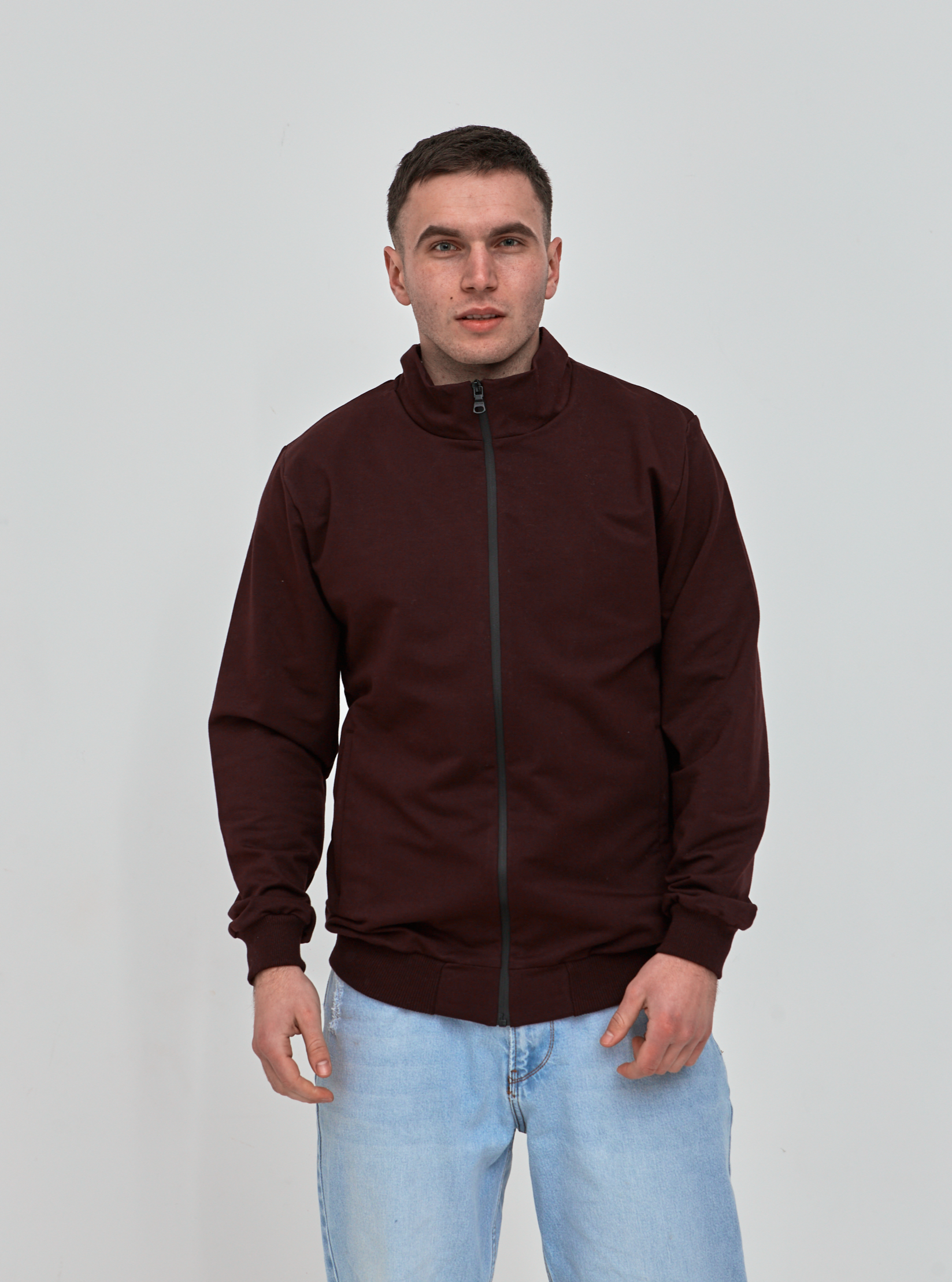 Кофта на застібці великих розмірів Hector 18156