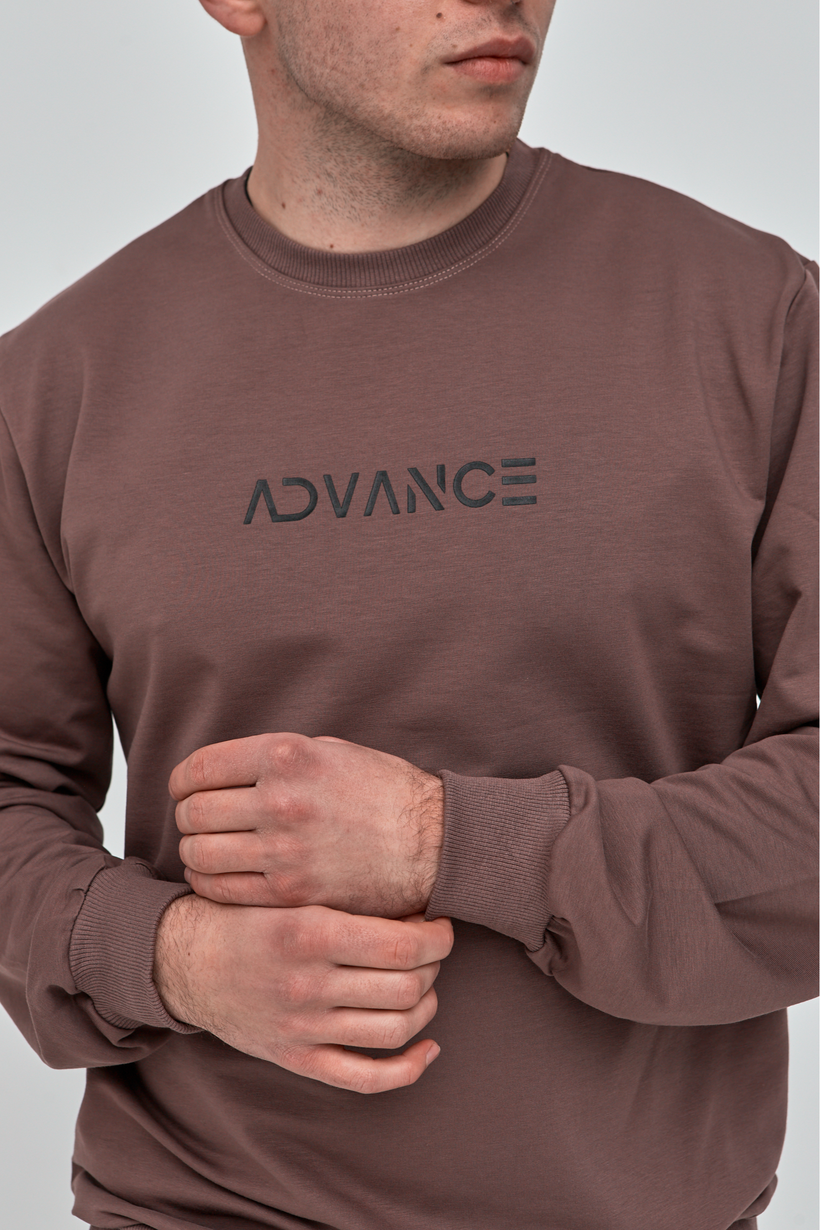 Чоловічий світшот великих розмірів ADVANCE 18026