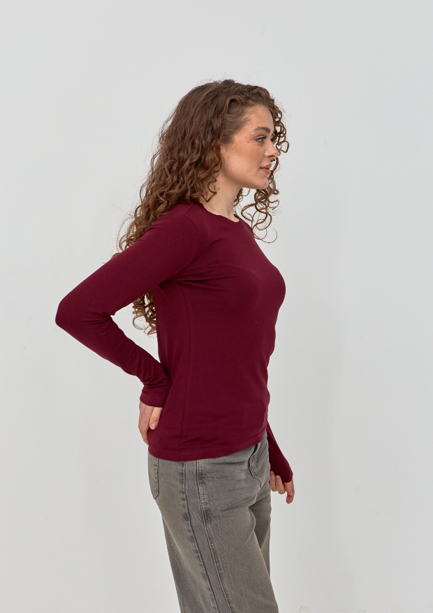 Класичний жіночий лонгслiв Hector 24700