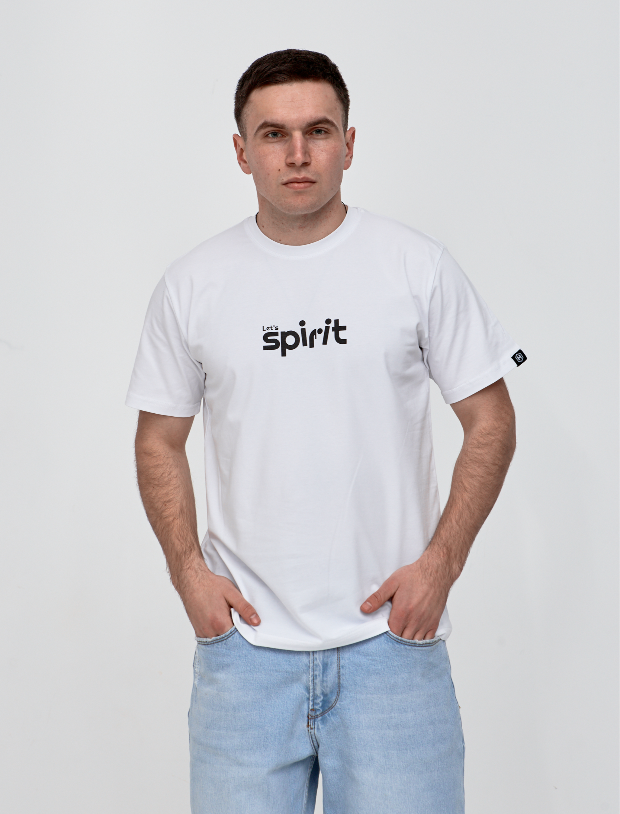 Футболка великих розмірів з оригінальним принтом LET'S SPIRIT Hector 40665