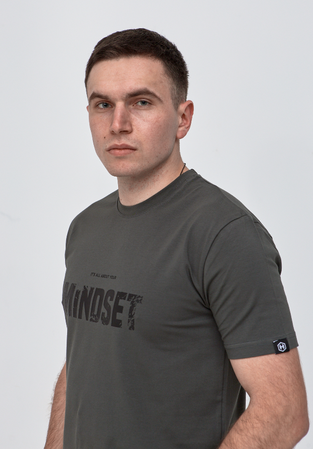 Чоловіча футболка з принтом MINDSET 42020