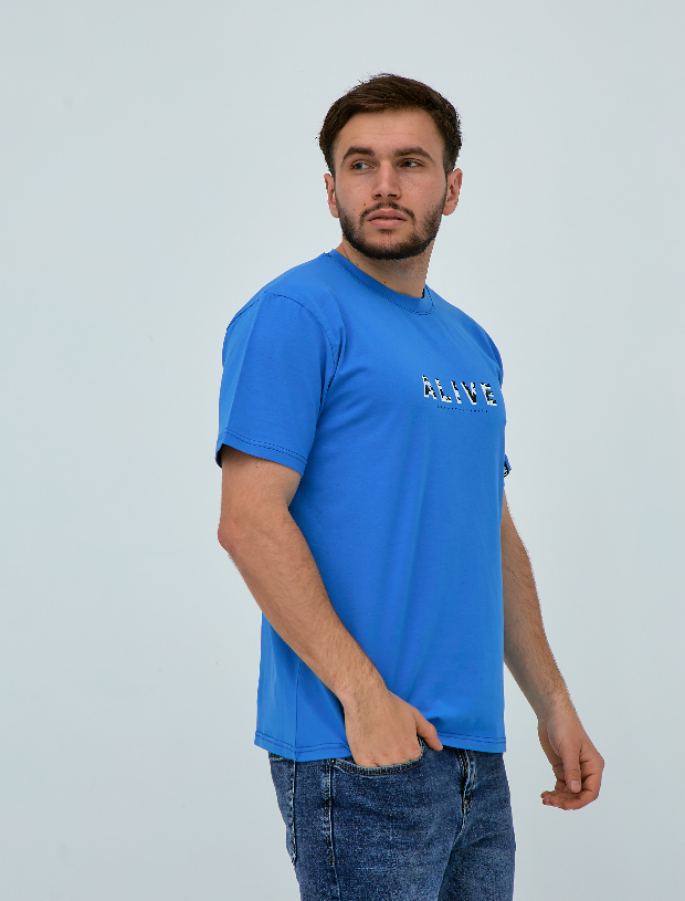 Чоловіча футболка великих розмірів ALIVE 40620