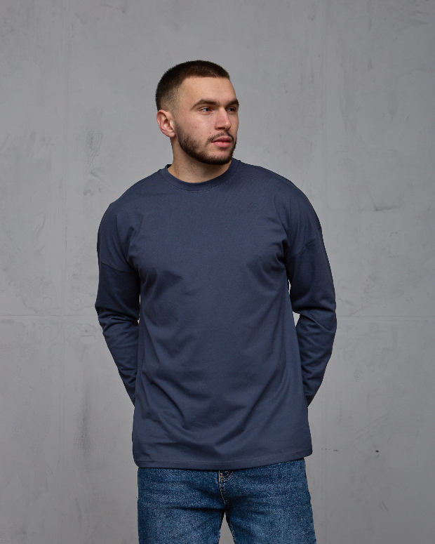 Чоловічий лонгслів oversize Hector 25201