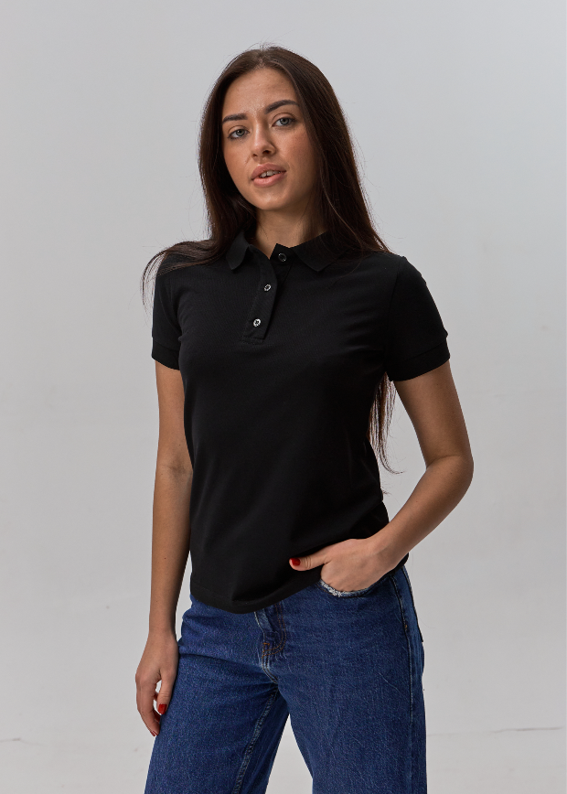 Жіноча  футболка поло 24101