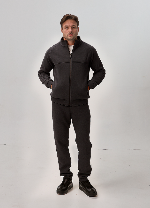 Теплый мужской костюм с воротником-стойкой 30595