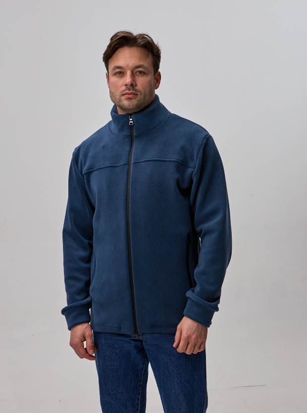 Мужская кофта флисовая на застежке 30480