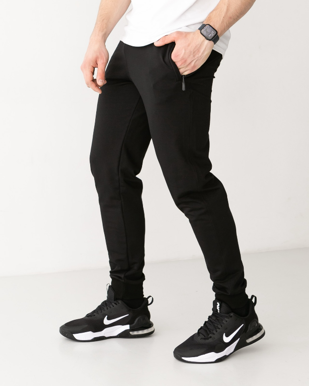 Чоловічі спортивні штани з кишенями на застібці Hector 17484