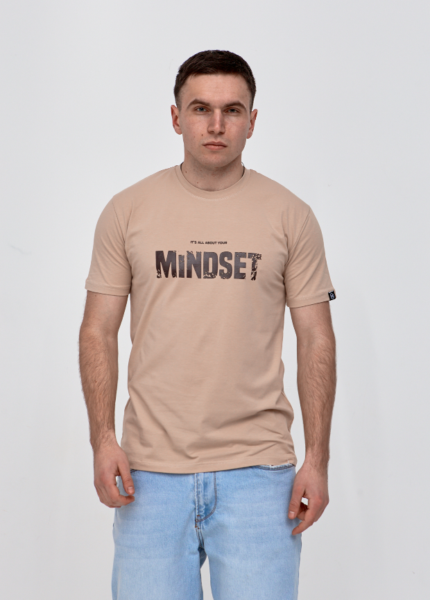 Чоловіча футболка з принтом MINDSET 42020