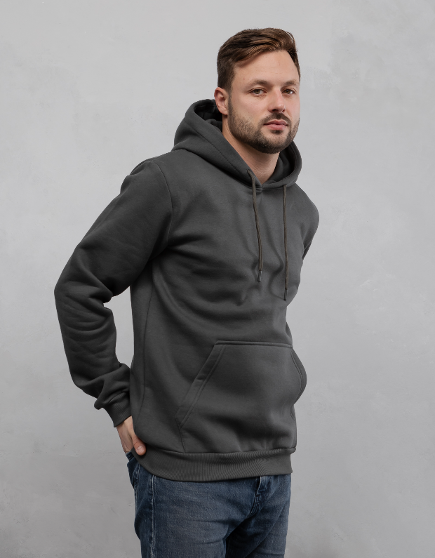 Базове однотонне чоловіче худі hector 30031